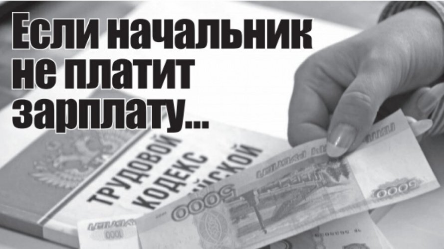 Если начальник не платит зарплату